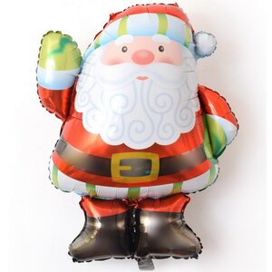 Новогодний шар из фольги Дедушка Мороз 96 см Snowhouse фото 1