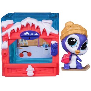 Игровой набор Пингвиненок Parker Waddleton в заснеженном домике Littlest Pet Shop Hasbro фото 1