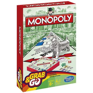 Настольная игра Монополия дорожная Hasbro фото 1