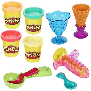 Набор для лепки Play-Doh: Инструменты Мороженщика Hasbro фото 1