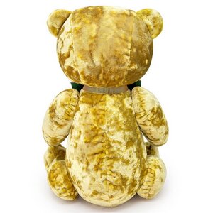 Мягкая игрушка Медведь БернАрт золотой с фиолетовой брошкой 30 см Budi Basa фото 4