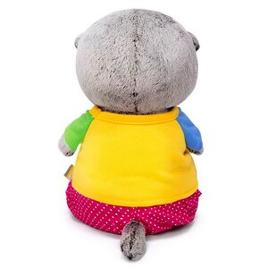 Мягкая игрушка Кот Басик Baby в футболке со смайликом 20 см Budi Basa фото 3
