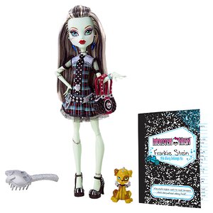 Кукла Фрэнки Штейн базовая с питомцем 26 см (Monster High) Mattel фото 1