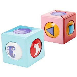 Развивающая игрушка Волшебные кубики, 4 шт, разноцветный Fisher Price фото 4