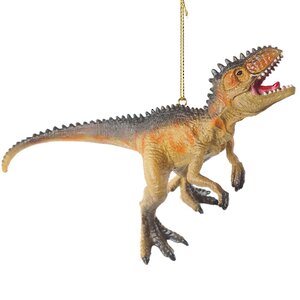 Елочная игрушка Динозавр Греко: Mesozoico 14 см, подвеска Kurts Adler фото 1