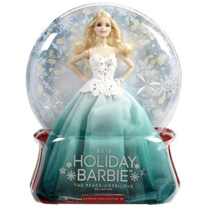 Коллекционная кукла Барби - Праздничная в зеленом платье 29 см Mattel фото 4