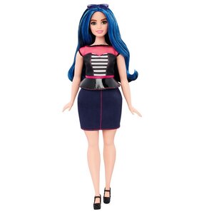 Кукла Барби Игра с Модой - Пышная с синими волосами 29 см Mattel фото 1