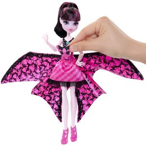 Кукла Дракулаура в наряде-трансформере Летучая мышь 26 см (Monster High) Mattel фото 5