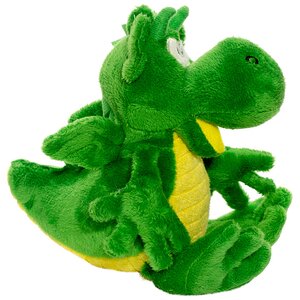 Мягкая игрушка Дракон мягкий зеленый 20 см Snowmen фото 2