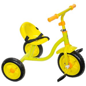 Велосипед трехколесный "Мультяшка - Малыш", желтый Мультяшка фото 1