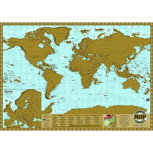 Скретч карта мира АГТ-Геоцентр фото 1