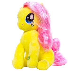 Мягкая игрушка Пони Флаттершай 22 см, звук, My Little Pony Hasbro фото 1
