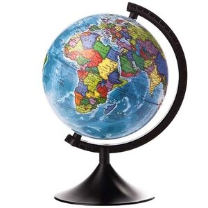 Глобус Земли Политический 210 мм