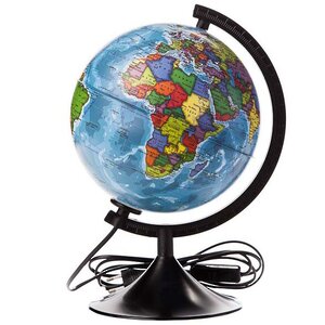 Глобус Земли с подсветкой Политический 210 мм Globen фото 1
