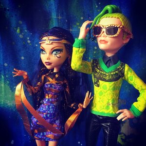 Набор кукол Дьюс Горгон и Клео де Нил Boo York 26 см (Monster High) Mattel фото 2