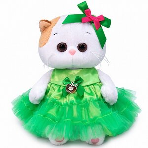 Мягкая игрушка Кошечка Лили Baby в платье с яблочком 20 см Budi Basa фото 1