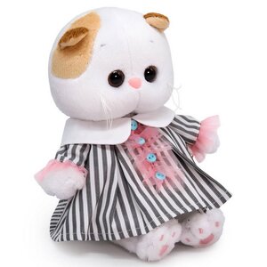 Мягкая игрушка Кошечка Лили Baby в полосатом платье 20 см Budi Basa фото 2