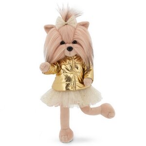 Мягкая игрушка на каркасе Собака Lucky Yoyo: Золотой пуховичок 25 см