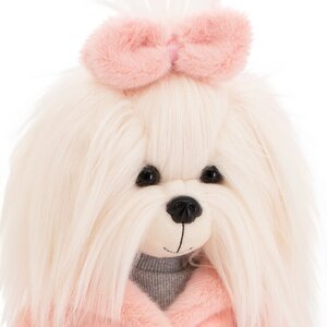 Мягкая игрушка на каркасе Собака Lucky Mimi: Модная зима 25 см Orange Toys фото 5