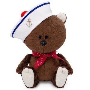 Мягкая игрушка Медведь Федот в морском берете с якорем 15 см коллекция Лесята Budi Basa фото 1