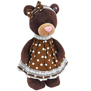 Мягкая игрушка Медведь Milk в платье в горох 30 см, Orange Choco&Milk Orange Toys фото 1