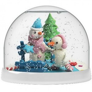 Набор для творчества Создай Волшебный шар - Снеговики Bumbaram фото 1