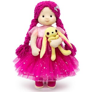 Мягкая кукла Элара и зайчик Майло 38 см, Minimalini Budi Basa фото 1