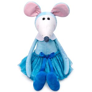Мягкая игрушка Крыса - Балерина в голубом Лилу 31 см Budi Basa фото 3