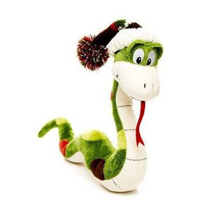 Мягкая игрушка Змей Джекки в шапке 25 см MAXITOYS фото 1
