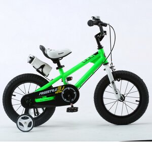 Двухколесный велосипед Royal Baby Freestyle Steel 14" зеленый Royal Baby фото 2