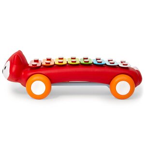 Музыкальная игрушка-каталка Ксилофон Лиса 39 см Skip Hop фото 5