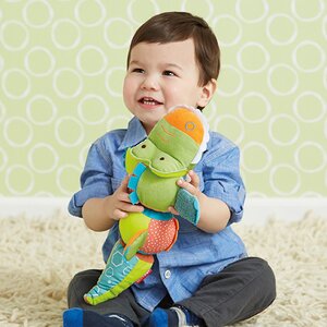 Развивающая мягкая игрушка Крокодил 36 см с трещоткой Skip Hop фото 3