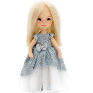 Мягкая кукла Sweet Sisters: Mia в голубом платье 32 см, коллекция Вечерний шик Orange Toys фото 5