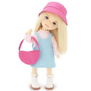 Мягкая кукла Sweet Sisters: Mia в голубом сарафане 32 см, коллекция Весна Orange Toys фото 1