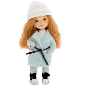 Мягкая кукла Sweet Sisters: Sunny в пальто мятного цвета 32 см, коллекция Европейская зима Orange Toys фото 1