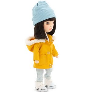 Мягкая кукла Sweet Sisters: Lilu в парке горчичного цвета 32 см, коллекция Европейская зима Orange Toys фото 3