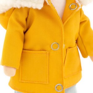 Мягкая кукла Sweet Sisters: Lilu в парке горчичного цвета 32 см, коллекция Европейская зима Orange Toys фото 5