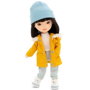 Мягкая кукла Sweet Sisters: Lilu в парке горчичного цвета 32 см, коллекция Европейская зима Orange Toys фото 1