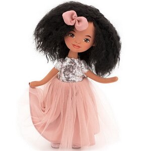 Мягкая кукла Sweet Sisters: Tina в розовом платье 32 см, коллекция Вечерний шик Orange Toys фото 2