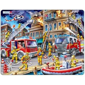 Детский пазл Пожарные, 45 элементов