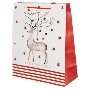 Подарочный пакет Fairy Christmas - Волшебный Олень 33*27 см Due Esse Christmas фото 1