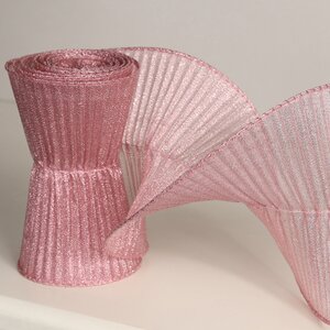 Декоративная лента Spirale 180*13 см античный розовый Due Esse Christmas фото 1