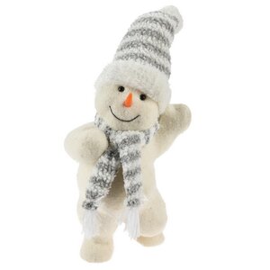 Декоративная фигура Снеговик Санчос в колпачке 55*23 см