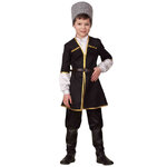 Карнавальный костюм Кавказский мальчик, рост 116 см, черный