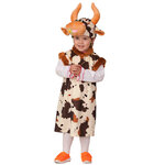 Карнавальный костюм Коровка Ромашка плюшевая, рост 110 см