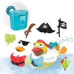 Игрушка для ванной Yookidoo Утка-пират с водометом и аксессуарами