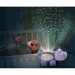 Детский ночник - проектор звездного неба Бегемот со звуком