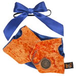 Одежда для Кота Басика 22 см - Оранжевый жилет с часами
