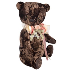 Мягкая игрушка Медведь БернАрт, 30 см, коричневый