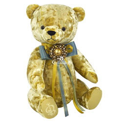 Мягкая игрушка Медведь БернАрт, 30 см, золотой